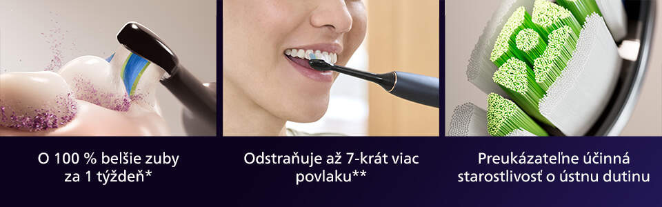 Náhradné hlavice Philips Sonicare Optimal White HX6068/88 (8 ks) čierna