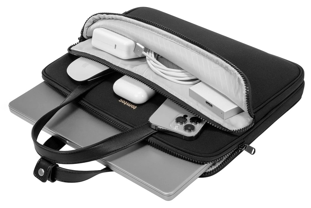 Brašna na notebook tomtoc Shoulder Bag na 14" a 13" MacBook Pro / Air čierna Taška na notebook tomtoc Shoulder Bag na 14 "a 13" MacBook Pro / Air - čierna