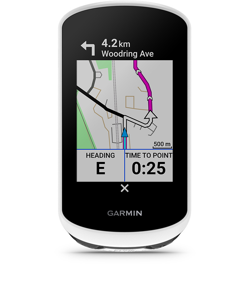 Cyklopočítač s GPS Garmin EDGE Explore 2 čierny/biely
