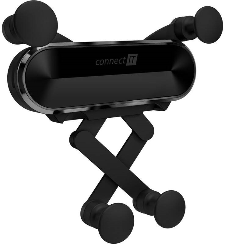 Držiak na mobil Connect IT InCarz SPIDER, do mriežky čierny