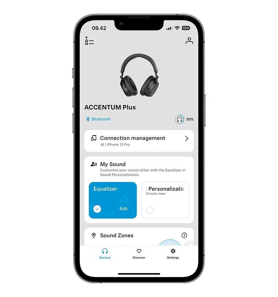 Slúchadlá Sennheiser Accentum Wireless Plus biela Sennheiser ACCENTUM Wireless Plus