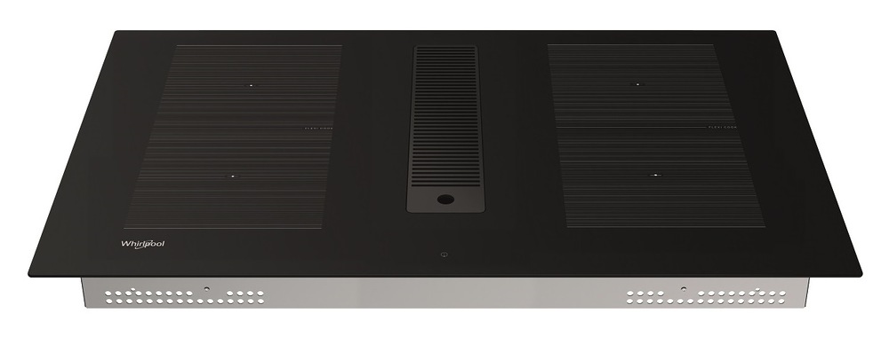 Indukčné varné dosky s odsávaním Whirlpool WVHF83BB čierna Varná doska indukcie Whirlpool WVHF83BB FKIT, s odsávaním