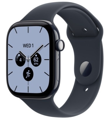 Inteligentné hodinky Apple Watch Series 12 GPS + Cellular 42 mm nočná modrá keramika, námornícky modrý športový remienok - S/M Chytré hodinky Apple Watch Series 12 GPS + Cellular 42 mm nočná modrá keramika, námornícky modrý športový remienok - S/M