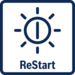 Sklokeramická varná doska Bosch PKF651B17E čierna Funkce ReStart