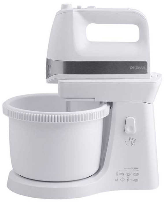 Ručný šľahač s misou Orava SL-400 C biely