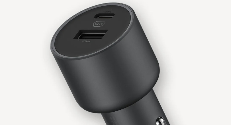 Adaptér do auta Xiaomi 67W, USB + USB-C čierny Adaptér do auta Xiaomi 67W, USB + USB-C čierny