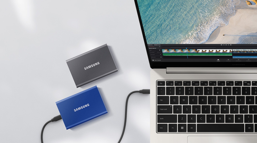 SSD externý Samsung T7 4TB čierny SSD externý Samsung T7 4TB čierny