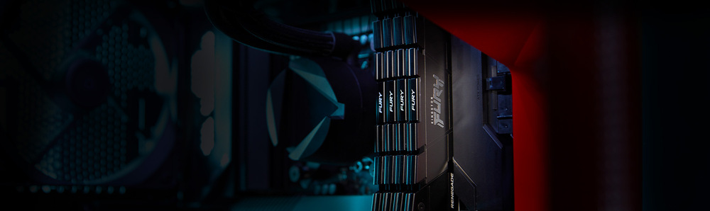 Pamäťový modul Kingston FURY Renegade Black 8GB DDR4 4000MHz CL19 DIMM Kingston FURY Renegade Black DDR4 8 GB