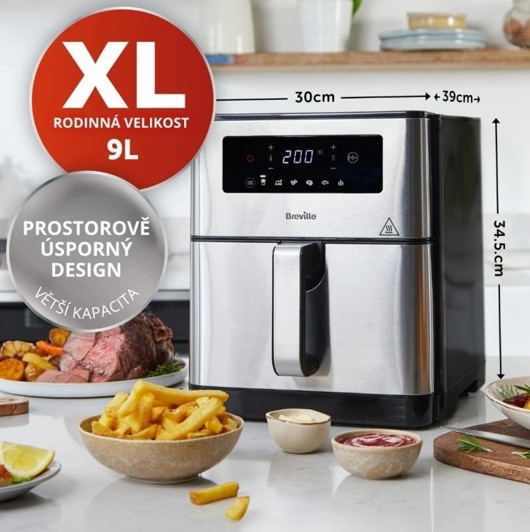 Fritéza teplovzdušná Breville VDF131X-01 nerez