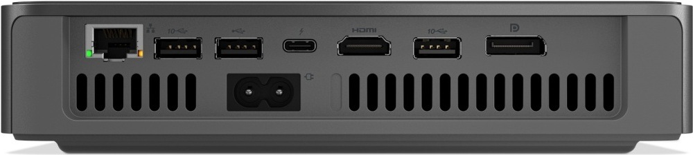 Zadná strana PC IdeaCentre Mini s bohatou sadou portov
