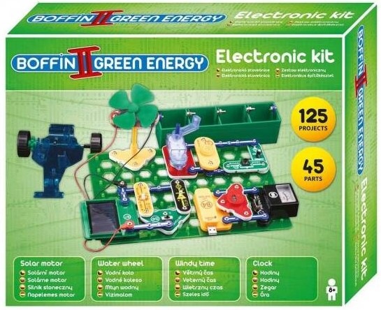 El. stavebnica Boffin II Zelená Energie