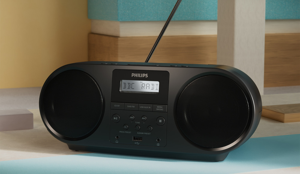Rádioprijímač s CD Philips TAZ6000 čierny Rádioprijímač s CD Philips TAZ6000 čierny