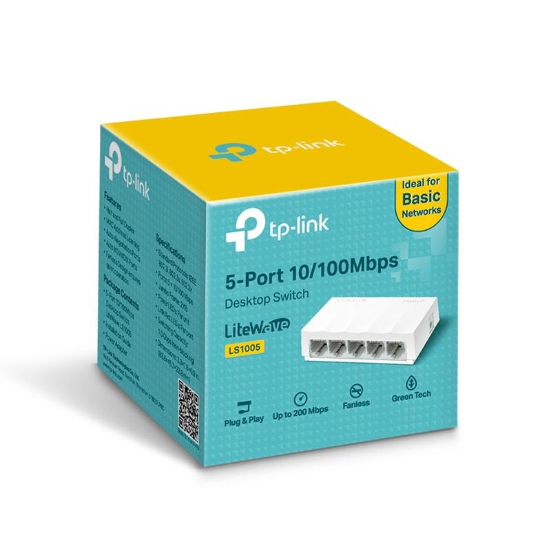 Switch TP-Link LS1005 biely