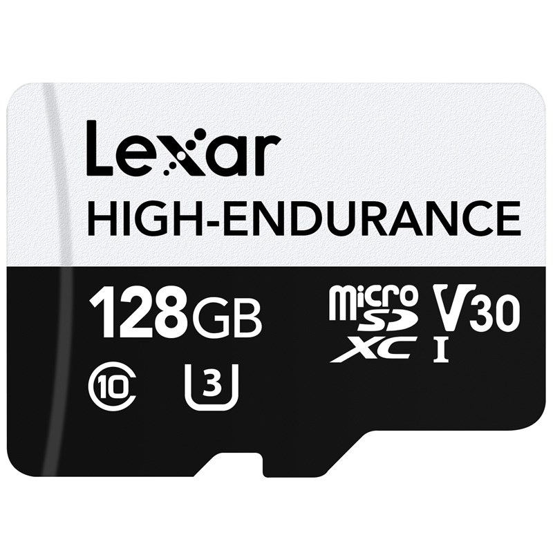 Pamäťová karta Lexar High-Endurance microSDXC 128GB UHS-I, (100R/45W) C10 A1 V30 U3