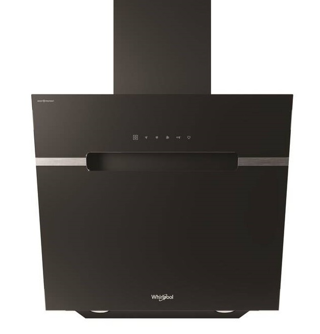 Odsávač pár Whirlpool WHVS 61F LT DP K, čierny, komínový
