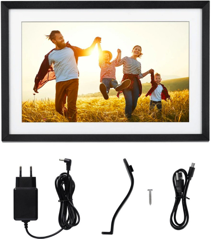Elektronický fotorámček Rollei Smart Frame WiFi 107 čierny Fotorámik digitálny Rollei Smart Frame WiFi 107″ width=