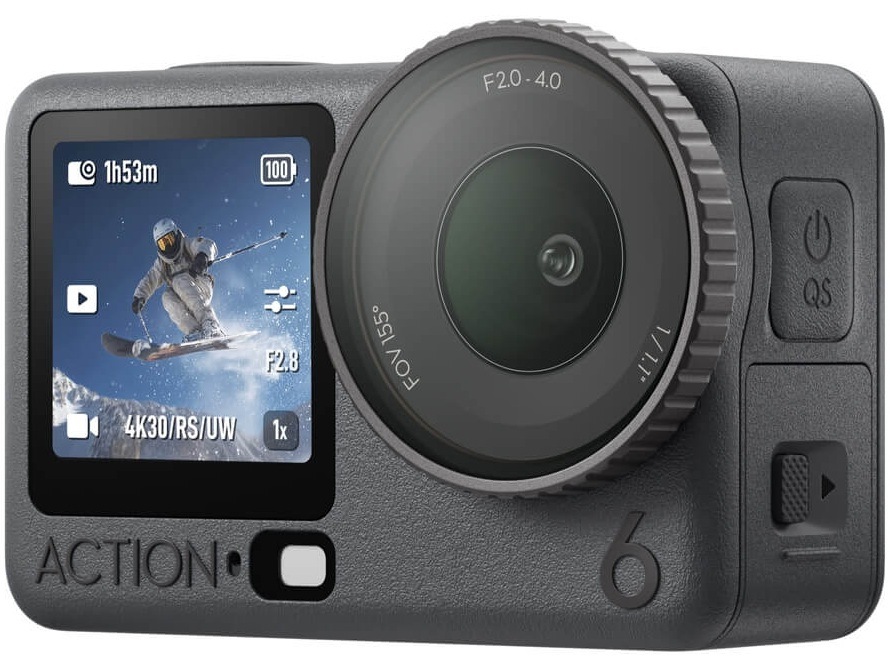 Outdoorová kamera DJI Osmo Action 6 Adventure Combo čierna