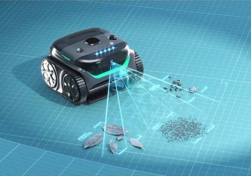 Vysávač bazénový Wybot C2 Pro Vision čierny Bazénový vysávač WYBOT C2 Pro Vision s kamerou a inteligentnou detekciou nečistôt