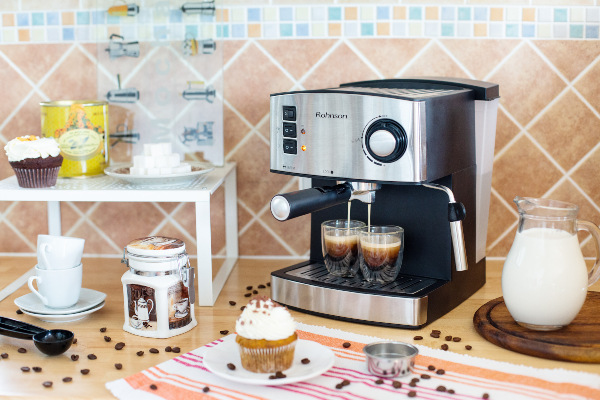 Pákový kávovar Rohnson R-980 strieborný Espresso Rohnson R-980, stříbrná