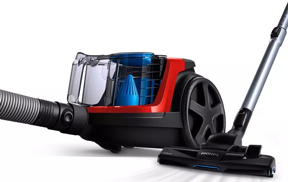 Podlahový vysávač Philips PowerPro Compact FC9330/09 červený/modrý Podlahový vysávač Philips PowerPro Compact FC9330/09 červený/modrý