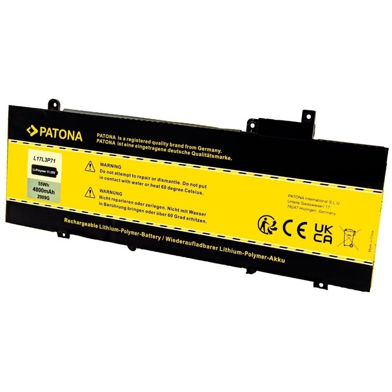Batéria PATONA pre LENOVO Thinkpad T480S 4800mAh Li-Pol 11,55V Batéria PATONA pre LENOVO Thinkpad T480S 4800mAh Li-Pol 11,55V