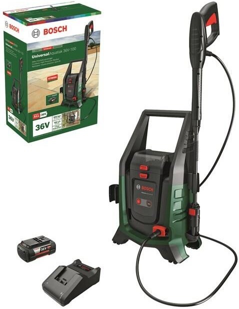 Vysokotlakový čistič Bosch UniversalAquatak 36V-100 (s batériou)
