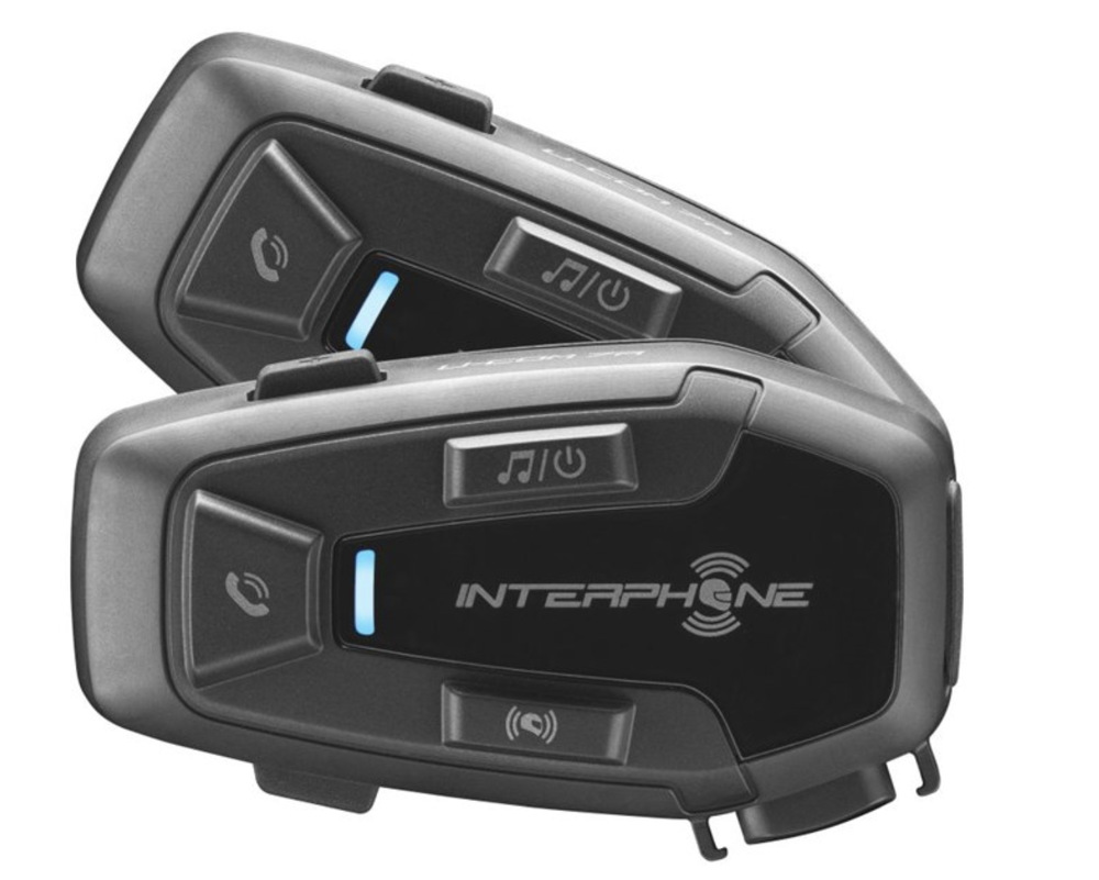 Handsfree Interphone U-COM7R pre uzavreté a otvorené prilby čierne