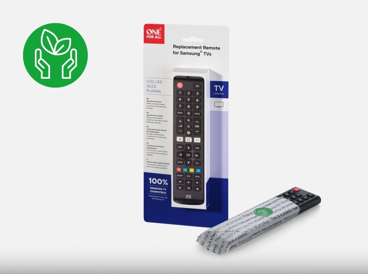 Diaľkový ovládač One For All pre TV Samsung čierny