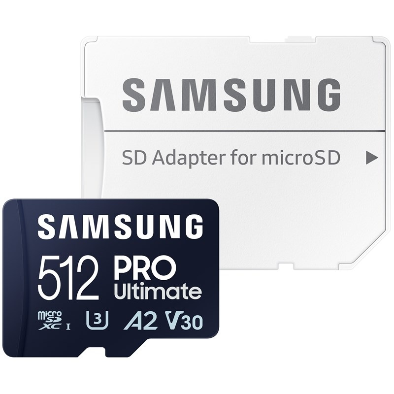 Pamäťová karta Samsung Micro SDXC PRO Ultimate 512GB UHS-I U3 (200R/130W) + SD adaptér