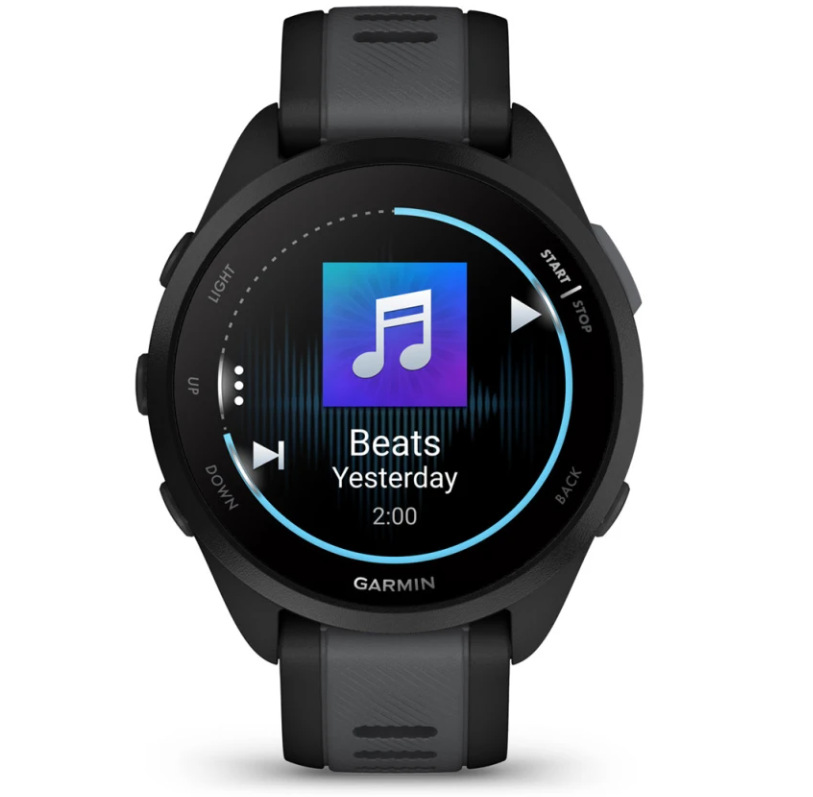 Inteligentné hodinky Garmin Forerunner 165 Music - Black / Slate Grey Inteligentné hodinky Garmin Forerunner 165 Music - Black / Slate Grey