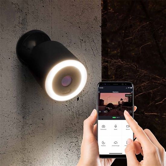 IP kamera Solight 1D80 , Wi-Fi, s LED svetlom, 3 Mpx, IP65 čierna IP kamera Solight 1D80 , Wi-Fi, s LED svetlom, 3 Mpx, IP65 čierna