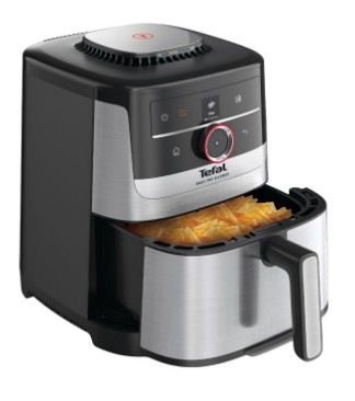 Fritéza teplovzdušná Tefal Easy Fry Smart&Silence EY572DE1, 5 l čierna/nerez Fritéza teplovzdušná Tefal EY572DE1 Easy Fry Smart&Silence 5 l