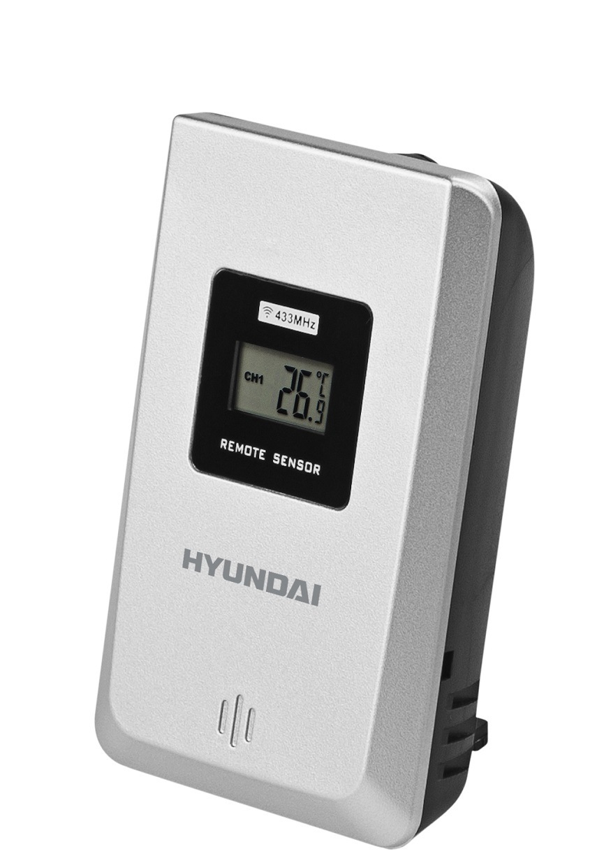 Meteorologická stanica Hyundai WS 1070 čierna/strieborná Hyundai WS 1070S, strieborná