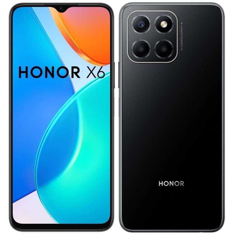 Mobilný telefón HONOR X6 4 GB / 64 GB čierny