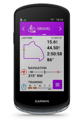 Cyklopočítač s GPS Garmin EDGE 1040 Bundle čierny