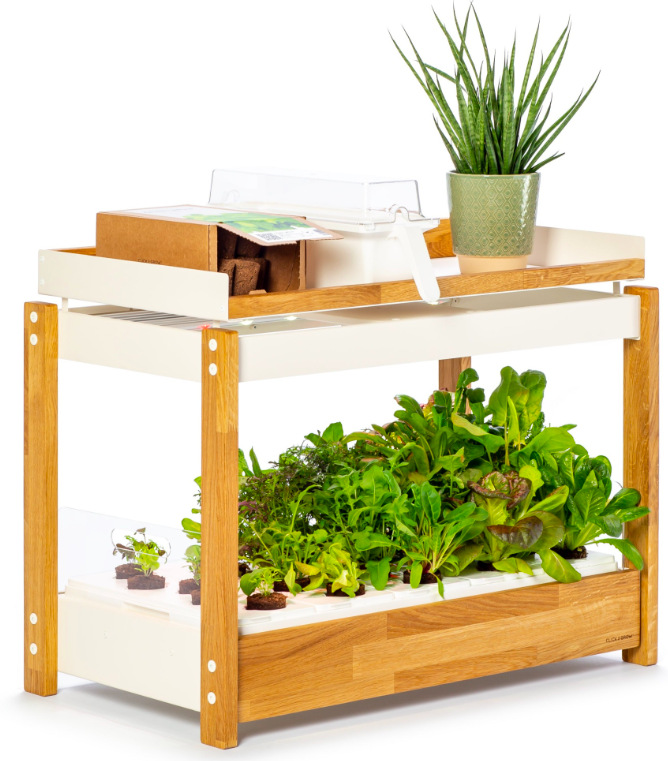 Inteligentný kvetináč Click and Grow 25 biely Chytrý kvetináč Click and Grow 25 - biely