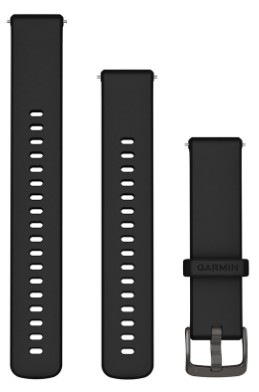 Remienok Garmin Quick Release (18 mm), pracka farby bridlice čierny Remienok Garmin Quick Release (18 mm), pracka farby bridlice - čierny
