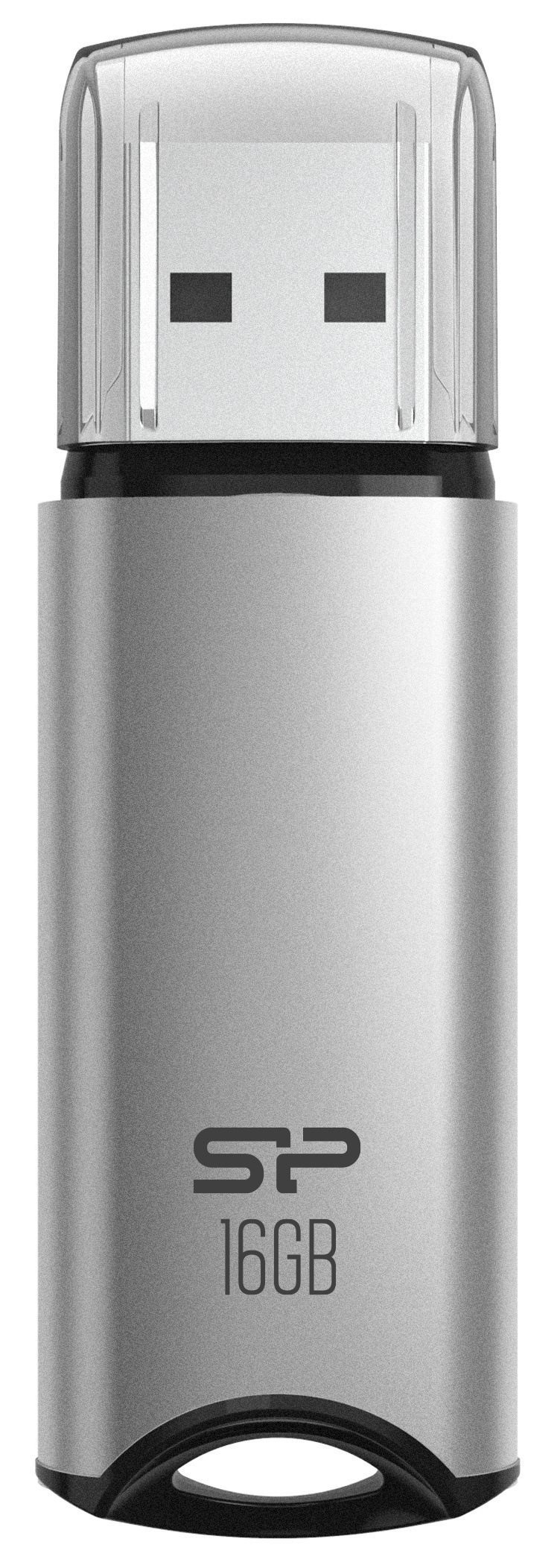 USB flashdisk Silicon Power Marvel M02 16 GB strieborný