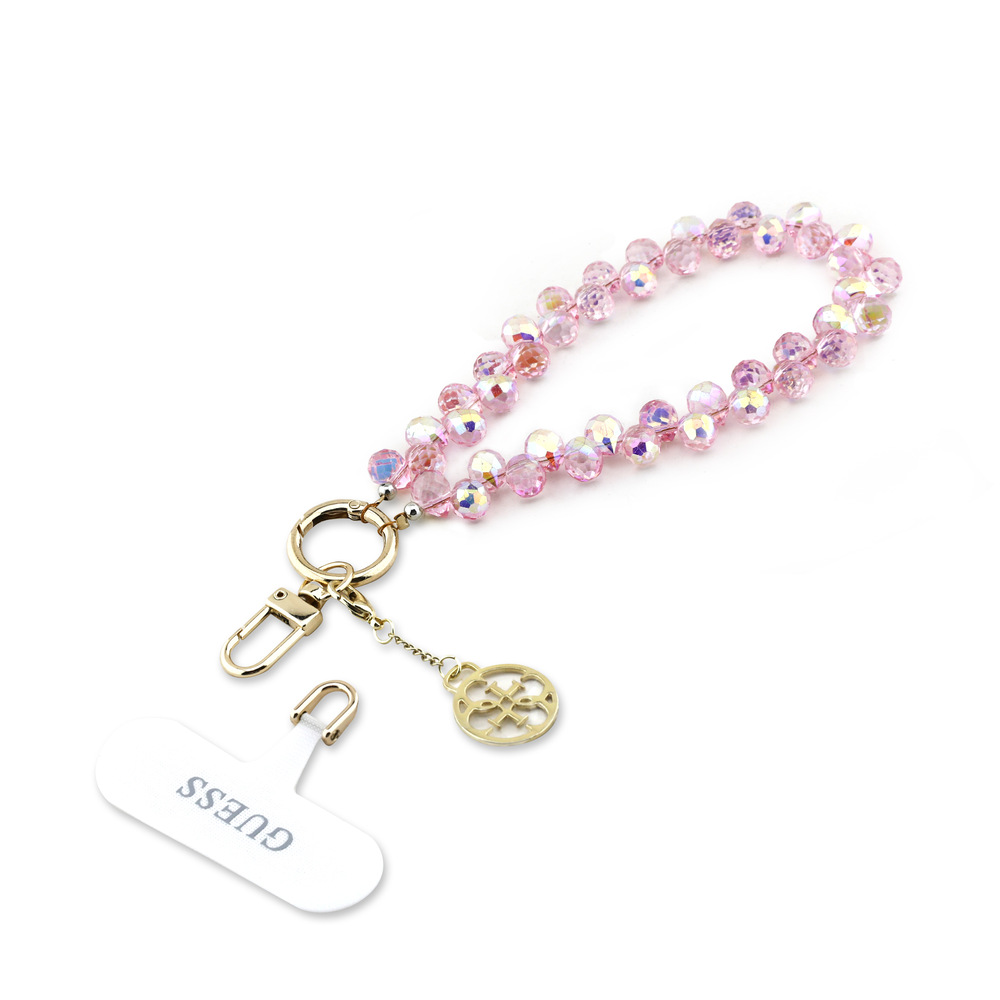 Pútko Guess Crystals 4G Charm - ružové