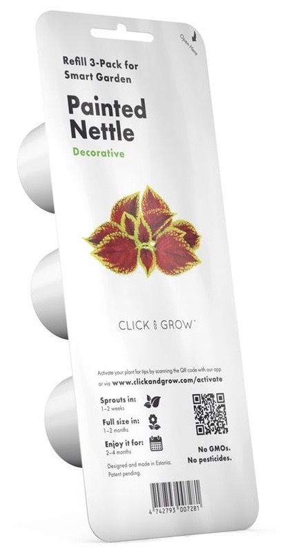 Semienka Click and Grow s rýchlym cyklom pestovania, 3 ks sadeníc