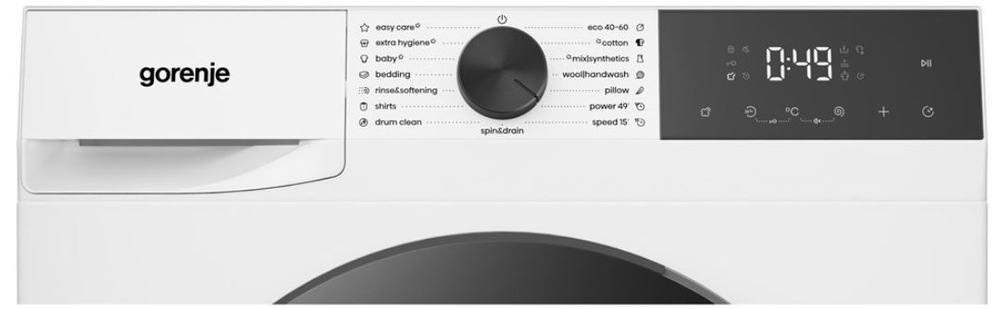 Práčka Gorenje WG2PS72A12 a detail displeja a ovládania