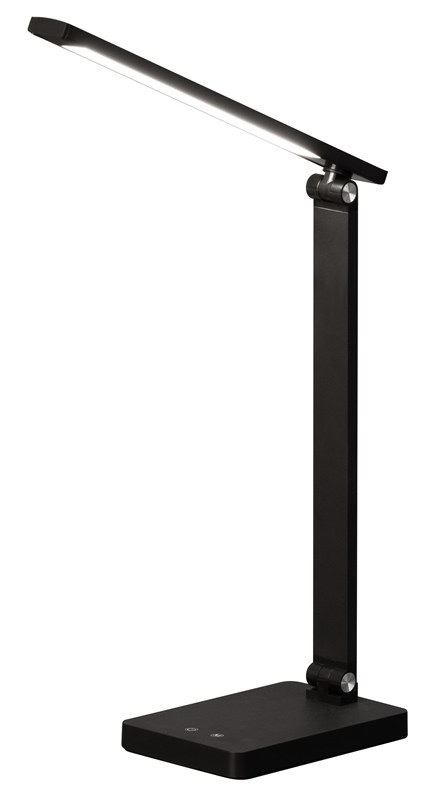Stolná LED lampička Fischer & Honsel s výkonom 2,5 W, čierna farba