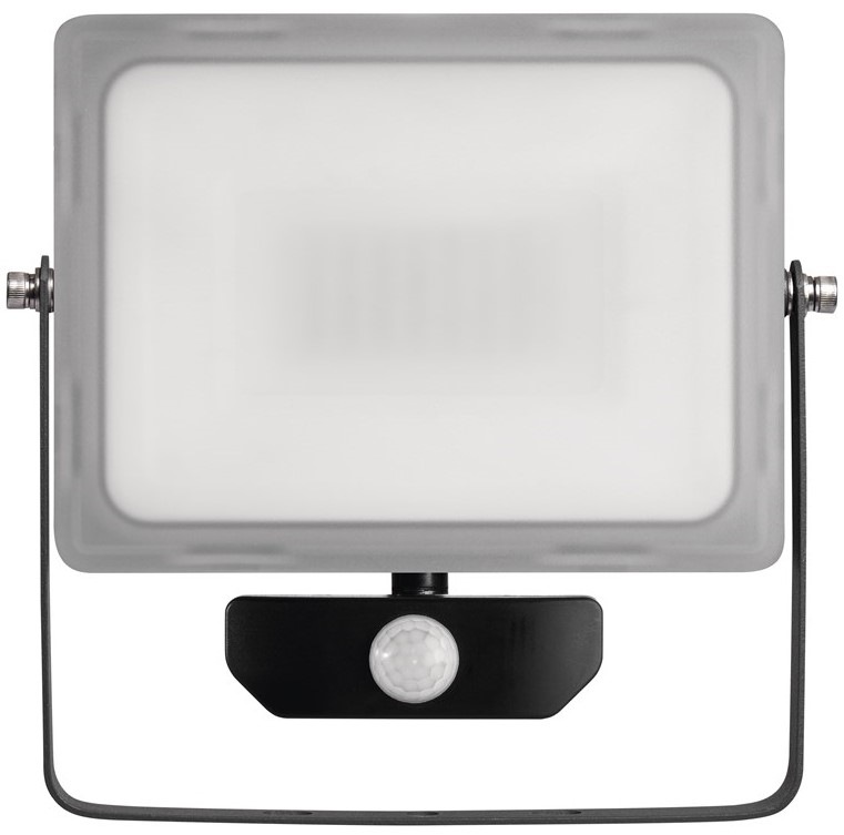 Reflektor EMOS ILIO 51W 4600LM PIR IP44 NW - čierny / sivý