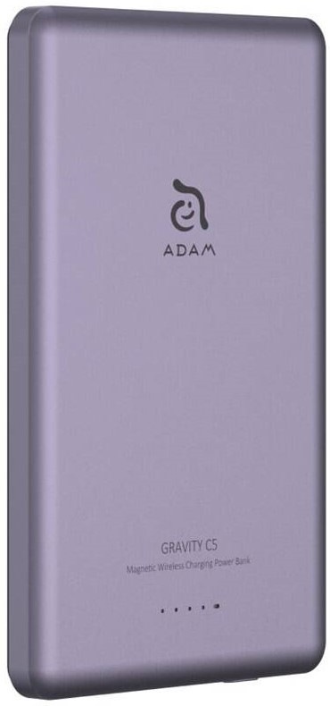 Powerbank ADAM Elements GRAVITY C5 5000 mAh fialová