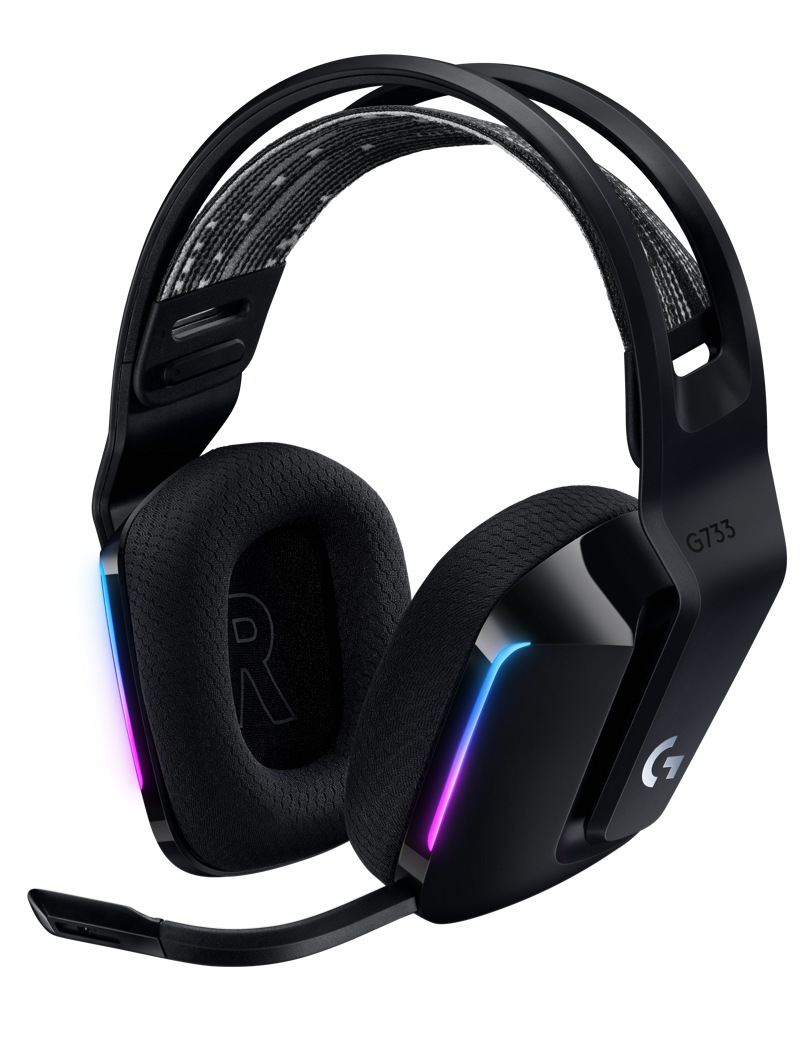 Headset Logitech Gaming G733 Lightspeed Wireless RGB čierny