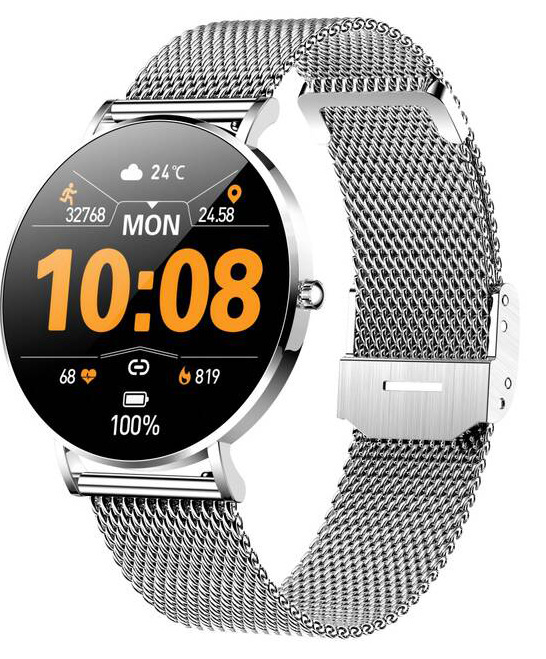 Inteligentné hodinky Carneo Phoenix HR+ strieborné