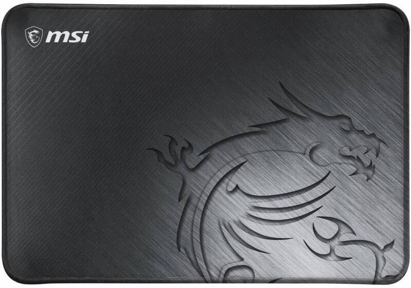 Podložka pod myš MSI Agility GD21, 32 × 22 cm čierna/sivá