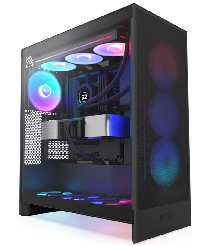 Case NZXT H7 Flow RGB čierna