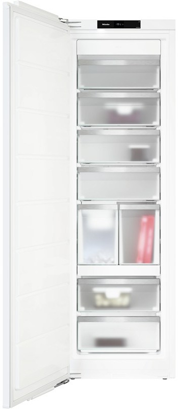 NoFrost vstavaná mraznička Miele FNS 7774 D, biela farba