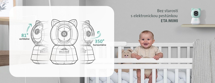 Detská elektronická pestúnka ETA MIMI 9306 90000 biela